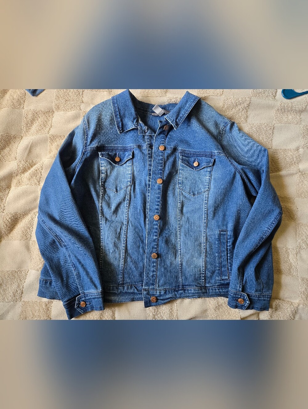 Martha Stewart Blue Denim Jacket
